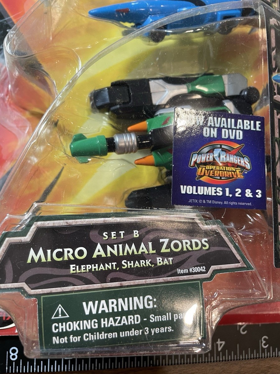 NEW Unopened Power Rangers Jungle Fury SET B Micro Animal Zords