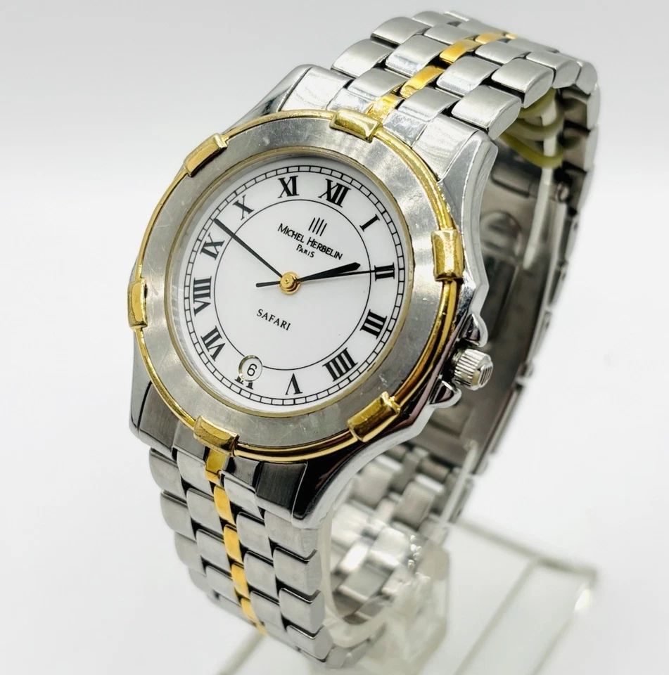 Reloj MICHEL HERBELIN Paris Safari Cuarzo Acero 36mm 12442.B Foto 2 de 4