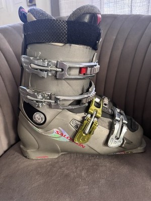 Salomon X Wave 9.0 Downhill Ski Boots - Size 25-25.5 flex 90