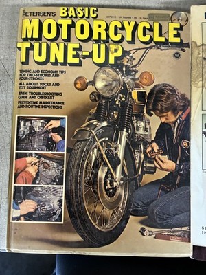Petersen's Basic Motorcycle Tune-Up Book 1976 Manual Original Vintage Biker