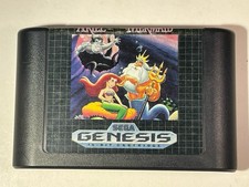 Disney Ariel The Little Mermaid (Sega Genesis, 1992) Cartridge Only Tested Works