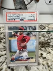 2018 Topps Update SHOHEI OHTANI Rookie RC #US1 PSA 10 GEM Pitching in Red Jersey