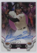 2019 Topps High Tek High Tek Auto Pink 56/75 Aramis Garcia #HTA-AG Auto 1cc7