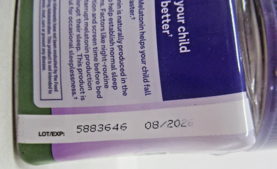 Успокаивающие ночные жевательные резинки и мелатонин Natrol для детей перед сном и сном 1 мг 90 жевательных резинок - Изображение 2 из 4