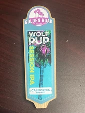 GOLDEN ROAD - WOLF PUP - SESSION IPA - BEER TAP HANDLE 