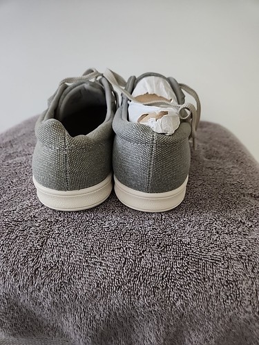 New Easy Spirit Gray Canvas Walking Shoes Women’s 10 1/2 - Picture 5 of 5