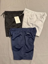 Athletic Works DriWorks Boy s Mesh Athletic Shorts 3-Pack Size Small Drawstring