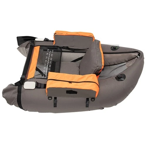 Portable Inflatable Fishing Boat Raft Backrest Adjustable Angle Blow Up Boat