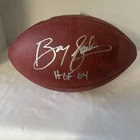 Barry Sanders Autographed Detroit Lions Duke Football W/ HOF 04