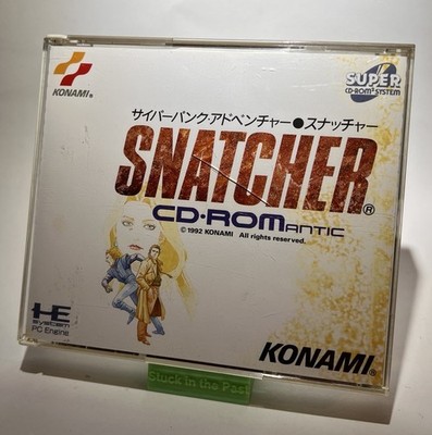 Snatcher PC-Engine CD Konami CiB OVP Japan
