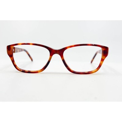 Ellen Tracy Eyeglasses Womens Tortoise Venezia Rhinestone Embellished 48-15-125