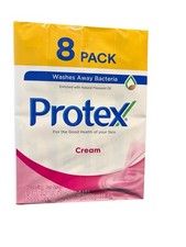 8 Bars 3.7 oz. PROTEX CREAM ANTIBACTERIAL SOAP BAR JABON PROTEX Family PK