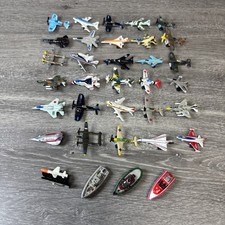 Vintage 1980s Galoob Micro Machines Lot Of 33 Military Aircraft Planes Jets