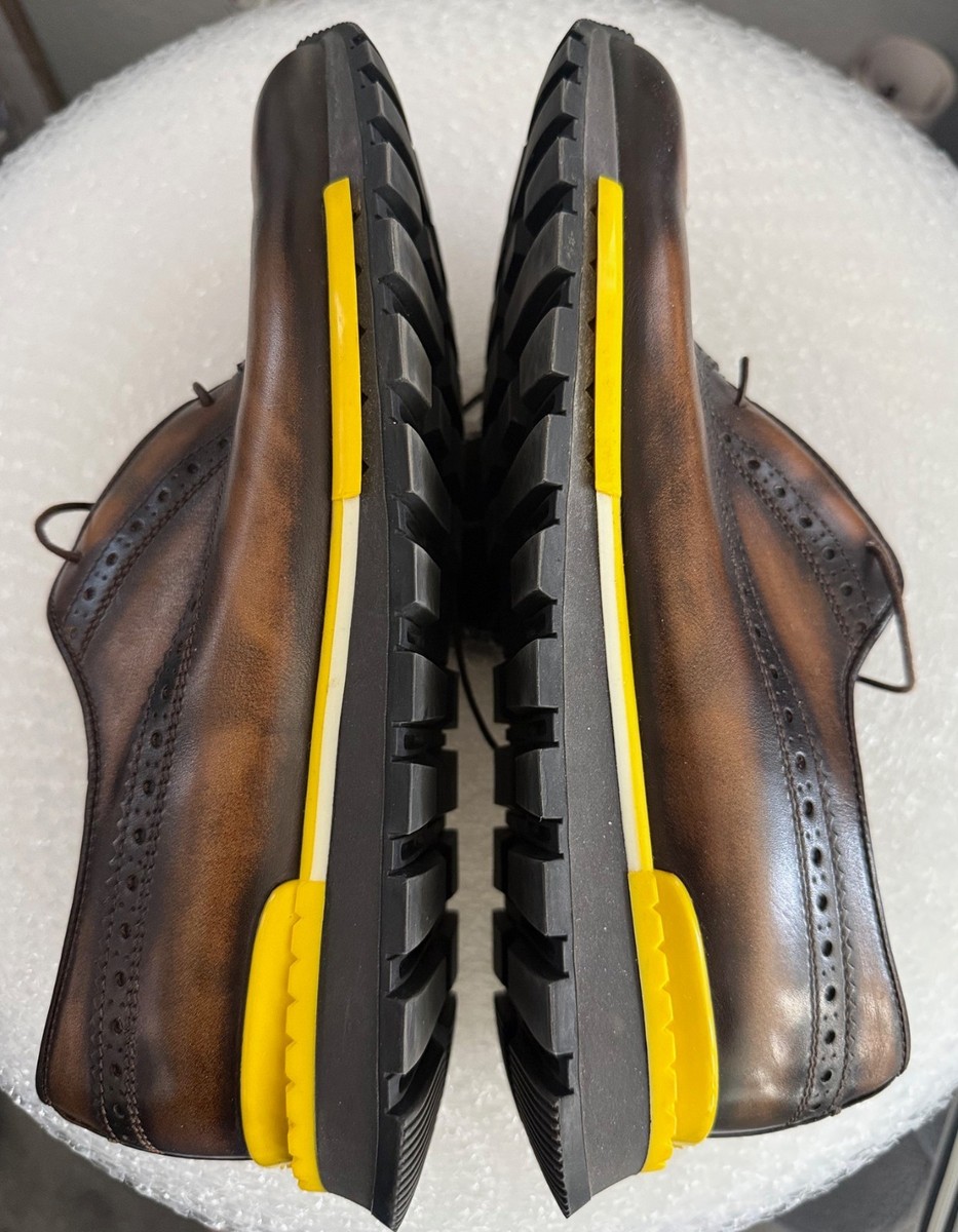 Berluti Fast Track Shoe Sz 9 US/8 UK Venezia Leather Sneaker