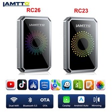 Lamtto Wireless CarPlay Android Auto Adapter AI Box for Car w/ Netflix Y...