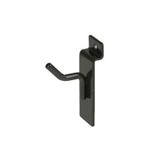 Econoco Ebl/H1 Semi-Gloss Hook 1", Black, 96Pk