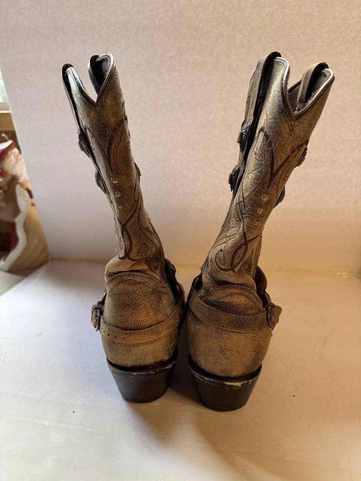 Botas vaqueras Durango Crush Heartbreaker punta puntiaguda para mujer marrón talla 10 LIMPIAS Foto 3 de 4