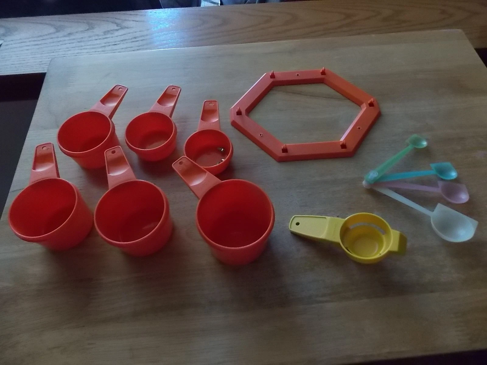 Vintage Tupperware Measuring Cups/Measuring Spoons/Egg Separator