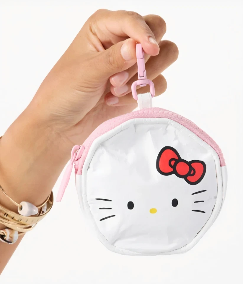Aloha Collection Hello Kitty Face Cutie Pouch Collab Nuevo con Etiquetas Foto 2 de 3