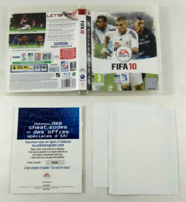 FIFA 10 PS3 – Jeu Français PAL Complet Avec Notice, état Comme Neuf