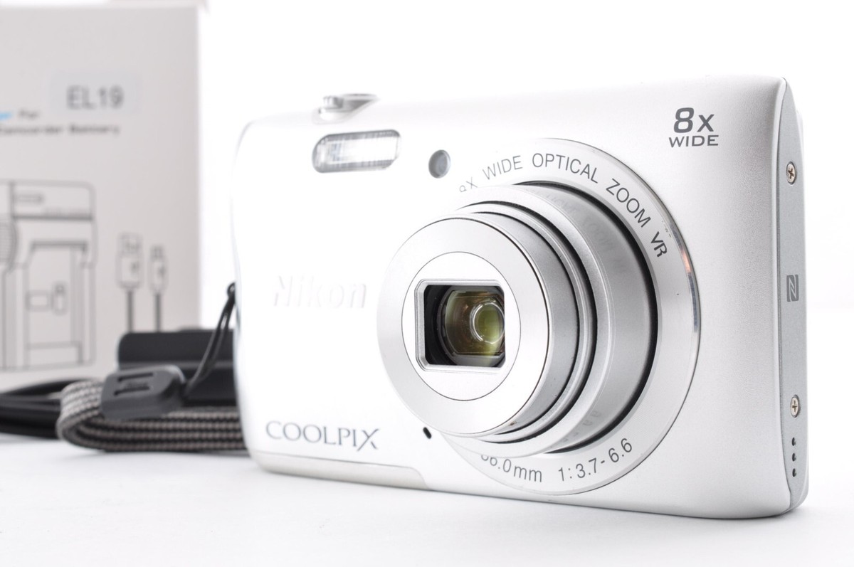 Nikon Coolpix A300 Silver Very Good 20.0MP Compact Digital Nikon Coolpix A300 Silver Very Good 20.0MP Compact Digital