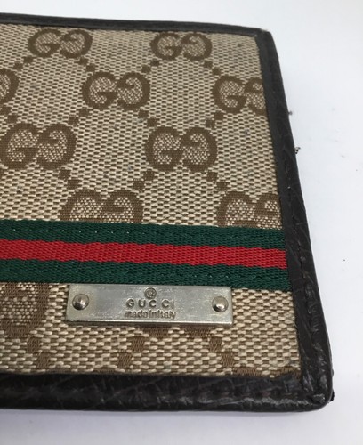 Vintage Gucci Geldbeutel GG Herren Wallet Geldbörse Kartenetui 8 Raum Monogramm. - Bild 2 von 7
