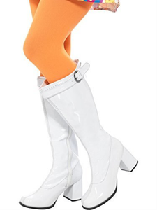 white sixties boots