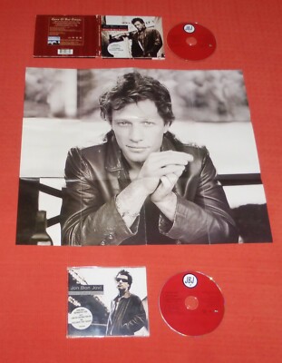 JON BON JOVI 4 TRACK CD 1 & CD 2 IN DIGIPAK WITH POSTER-QUEEN OF NEW ORLEANS