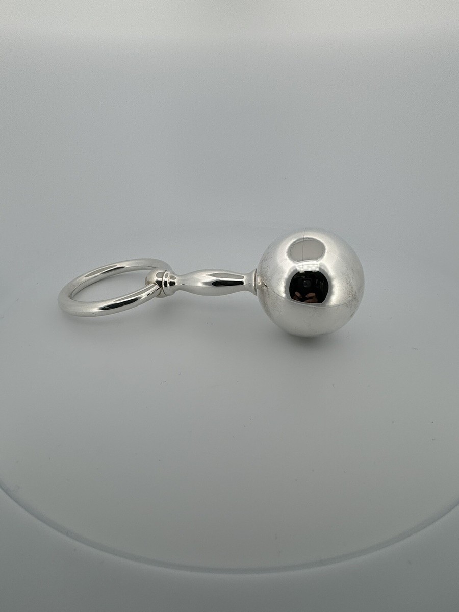 TIFFANY&Coベビーラトル【シルバー 925 TIFFANY STERLING SILVER ~ BABY RATTLE BARBELL RING LARGE