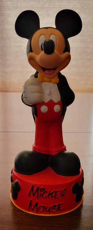 DISNEY MICKEY MOUSE in TUX COIN BANK 11 inch