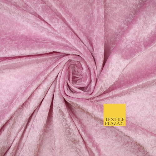 25 COLOURS - Crushed Velvet Stretch Fabric Material Backdrop Cushions Curtains - Picture 48 of 77