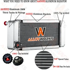 Radiator Fits Bobcat Skidsteer 443 453 453D 463 543 553 6563691 6678670