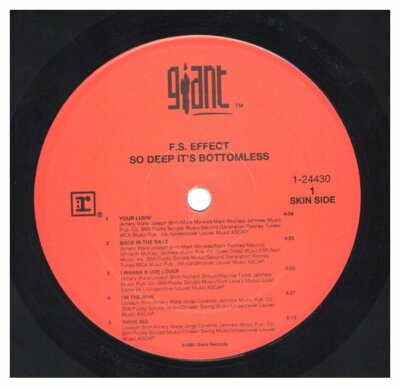 F.S. Effect - So Deep It's Bottomless '91 LP US ORG!EX-/EX+ W/S | eBay