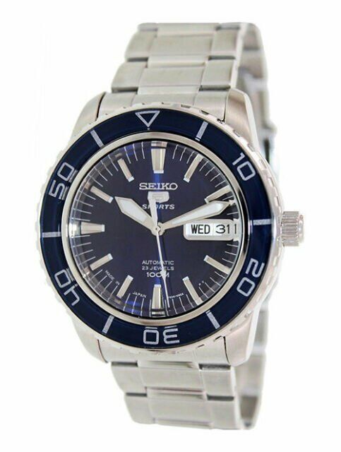 Seiko 5 Sports SNZH53J1 Japan Men's Stainless Steel Blue US*4