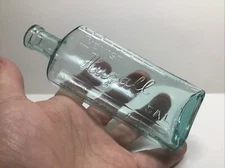 Antique Hugall Graduated Scale Chemist / Medicine Bottle.