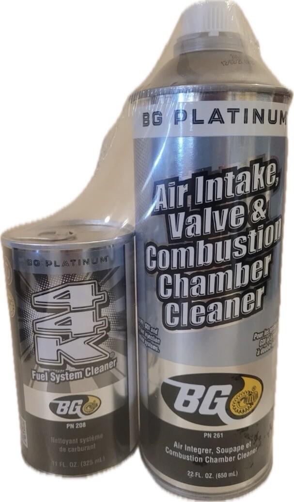 BG 44K PLATINUM New Fuel System Cleaner Can PN 208. and Can PN 261. Kit