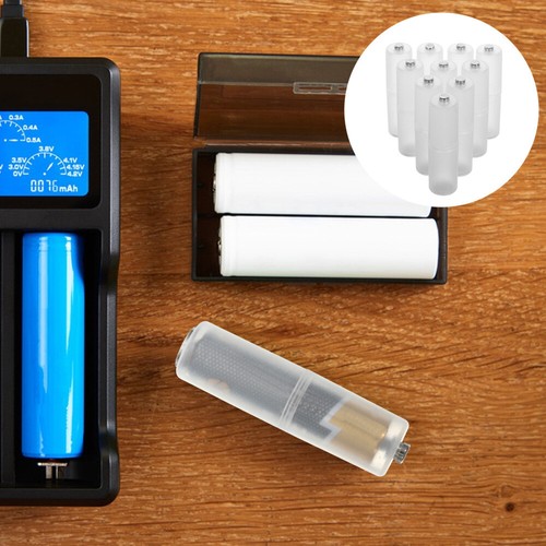 10pcs AAA To AA Battery Converter Battery Converter Holder Battery Adapter
