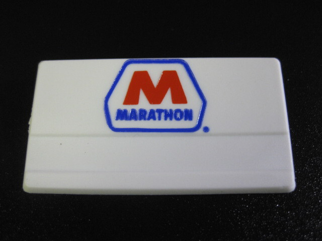 MARATHON GAS STATION ** OIL COMPANY Employee Uniform Name Badge!