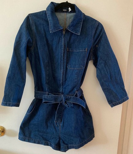 BDG Urban Outfitters Denim Romper Short 