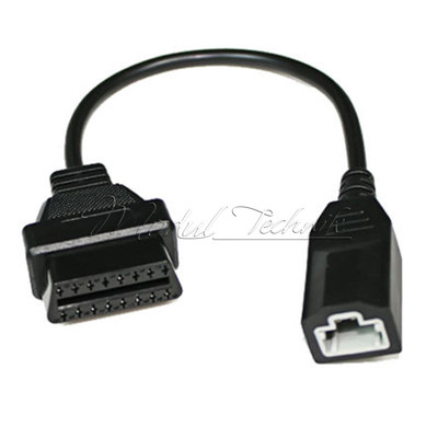 3Pin To 16Pin OBD2  Auto Car Diagnostic Adapter Connector Cable 30cm For Honda
