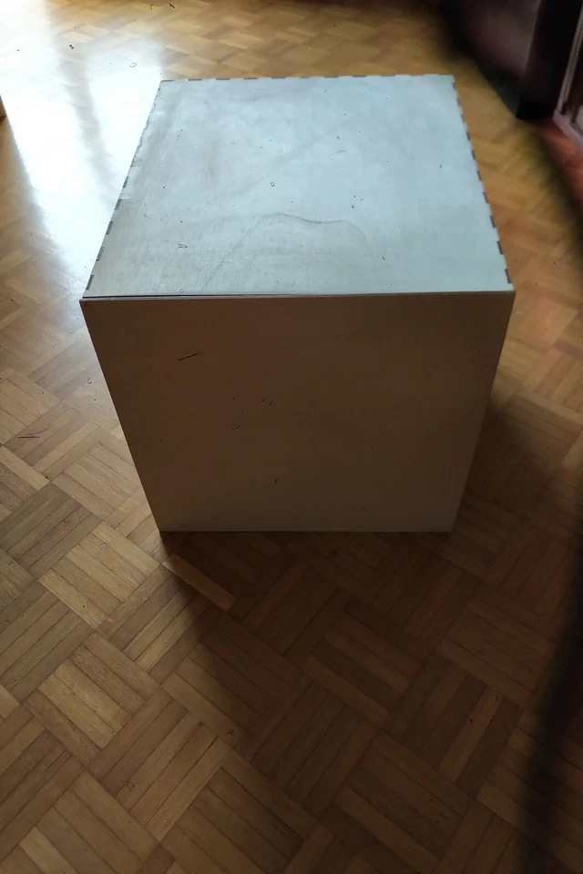 Box casetta delle bambole, nuovo, in legno fatto a mano, due misure disponibili - Immagine 2 di 2