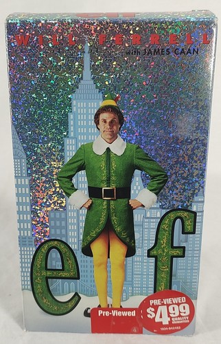 Elf VHS 2003 Christmas Comedy New York City Heartwarming Family Will Ferrell - Picture 2 of 4