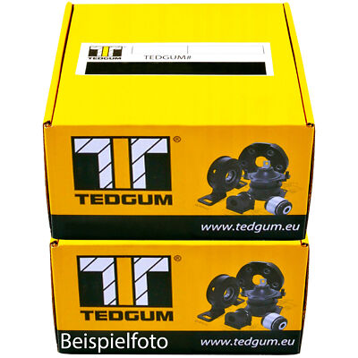 2x TEDGUM Querlenkerlager Hinten für AUDI 100 C3 C4 200 80 B4 A4 B5 A6 V8