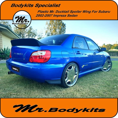 Mr. Ducktail Plastic Wing Boot Spoiler For Subaru Impreza 20022007 WRX