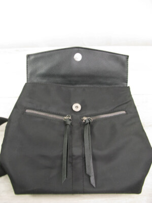 Botkier New York Trigger Mini Backpack Handbag Black Nylon  display picture 1
