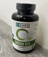 Zhou Green Tea Extract 120 Capsules Exp 4/27 NEW OTHER