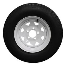 (Set of 2) Antego Tire and Wheel 185/80D13 Trailer Tire – Reinforced 8-Ply