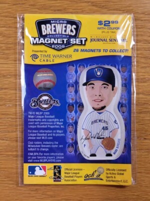 Mark DiFelice Magnet Milwaukee Brewers Fridge Micro Collectible 2009 Baseball
