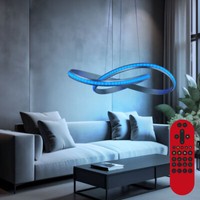 Pendelleuchte Deckenlampe HäNgelampe Rgb Led Farbwechsel App Steuerung Dimmbar