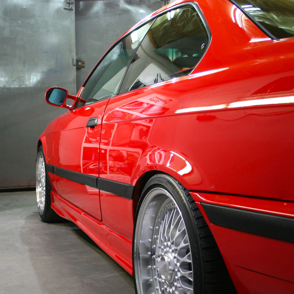 For BMW 1992-1998 E36 M3 Style COUPE 2Door BODY SIDE MOLDING Door MOULDING TRIM - Foto 9